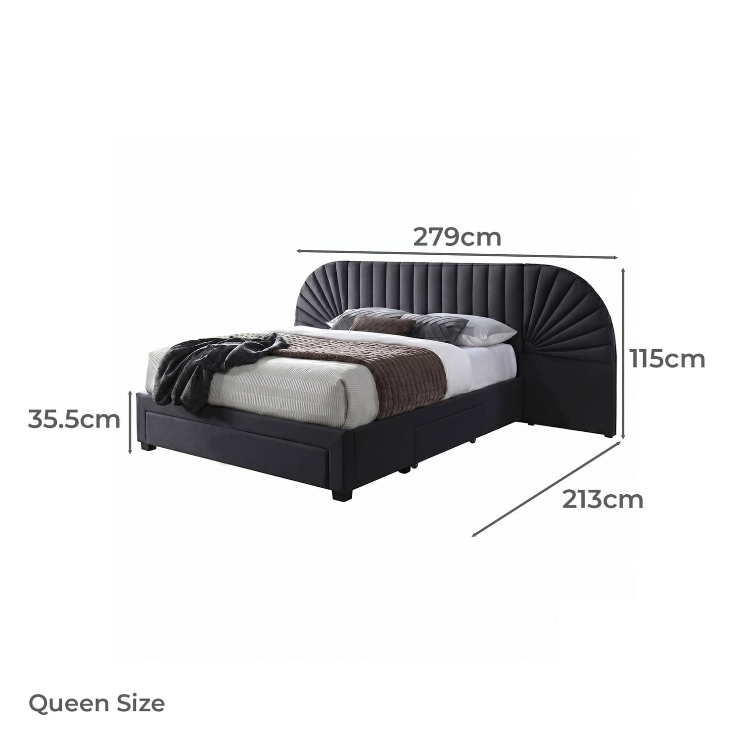 4 Piece Alexander Bedroom Furniture Set