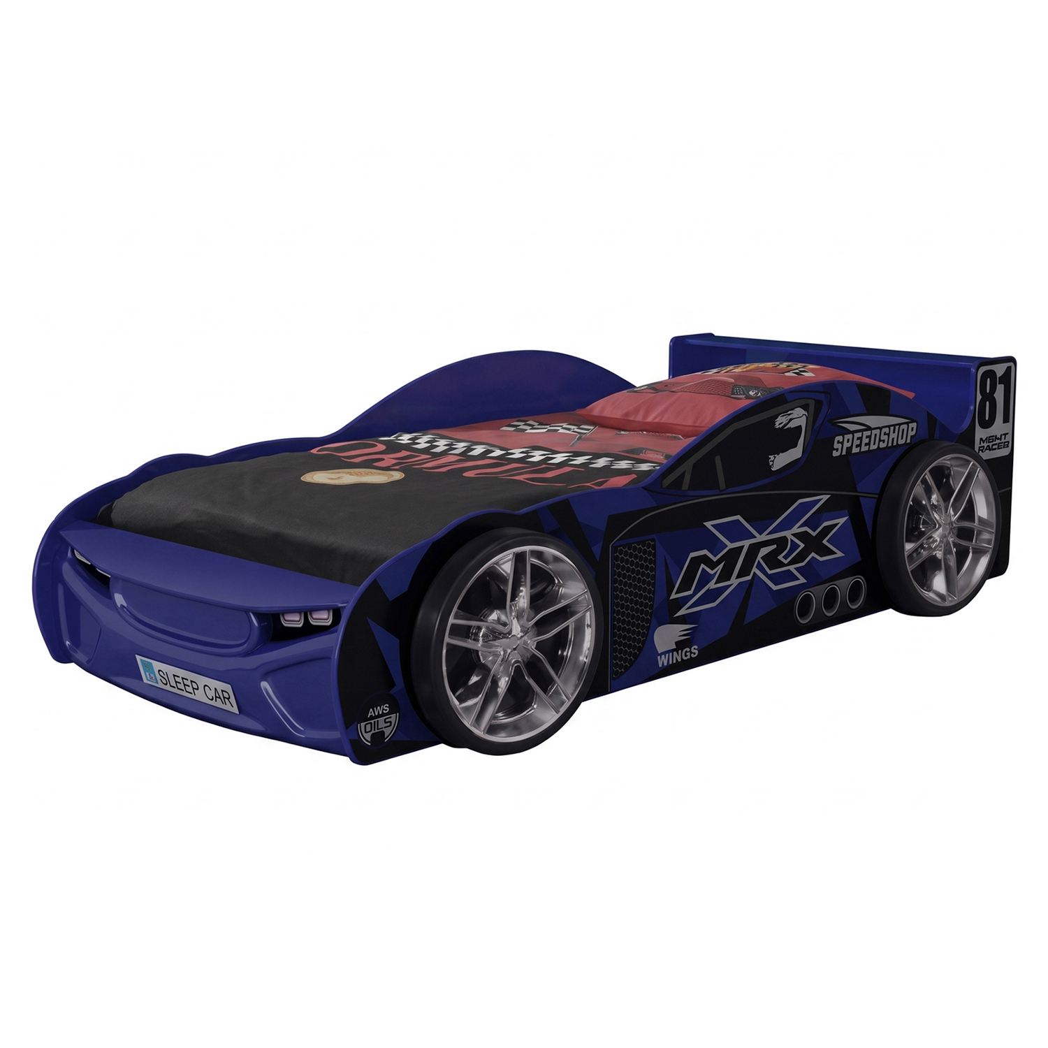 Luca Racing Car Single Bed