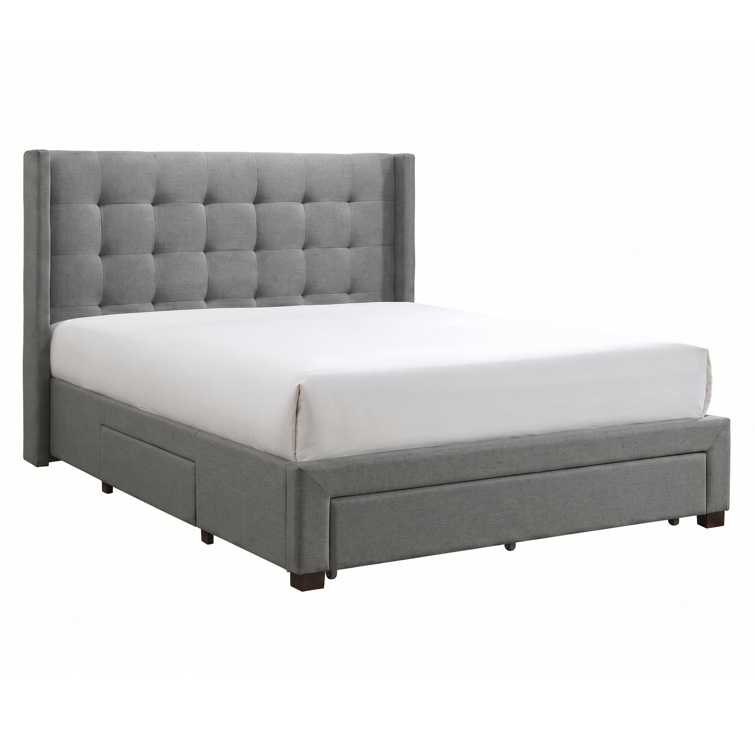 Aurel Upholstered Bed with Storage Drawers