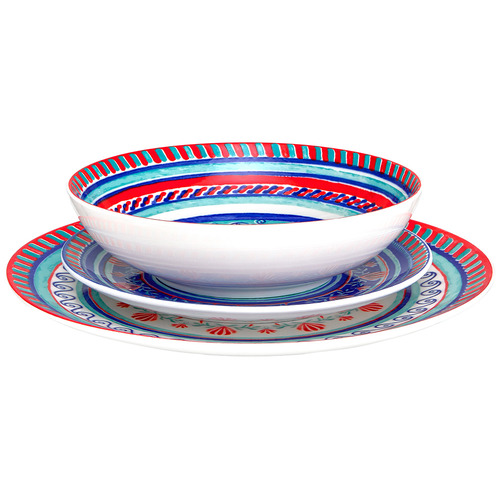 12 Piece Amalfi Porcelain Dinner Set