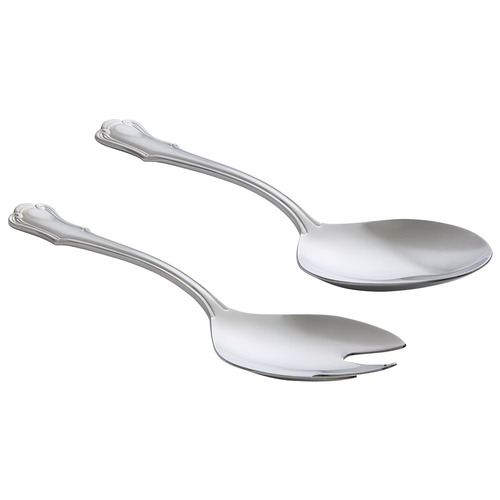 2 Piece Castello Stainless Steel Salad Serving Set