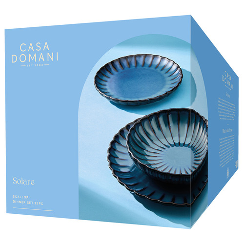 12 Piece Solare Stoneware Dinner Set