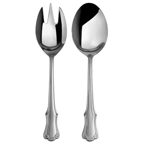 2 Piece Castello Stainless Steel Salad Serving Set