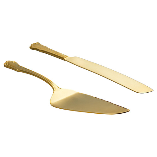 2 Piece Castello Stainless Steel Cake Serving Set