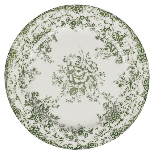 Rosetta Rim Dinner Plates