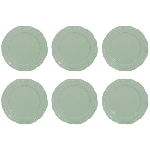 Florence Scalloped Rim Porcelain Side Plates