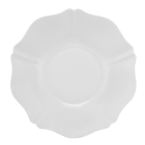 Florence Scalloped Porcelain Serving Bowl