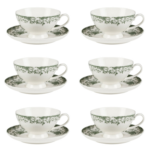 Rosetta 200ml Cups & Saucers