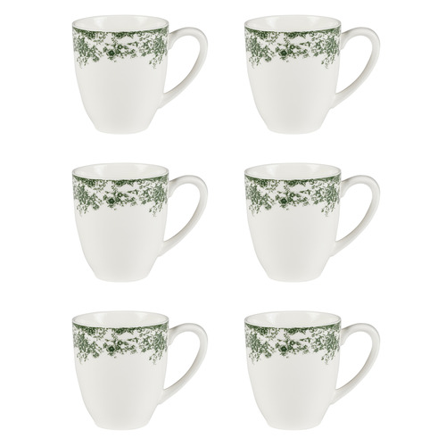 Rosetta 370ml Coupe Mugs