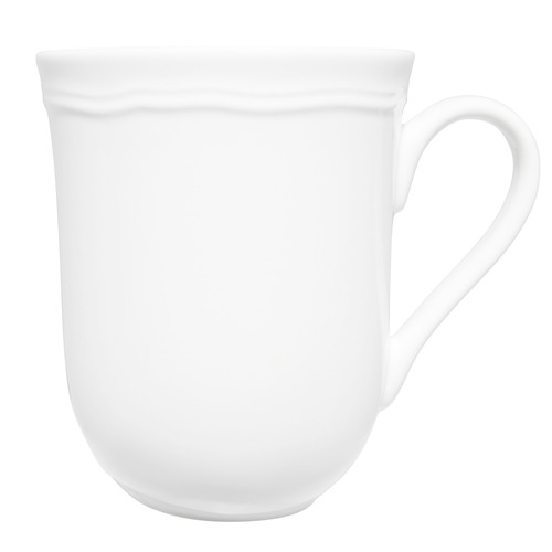 Florence Embossed 390ml Porcelain Mugs