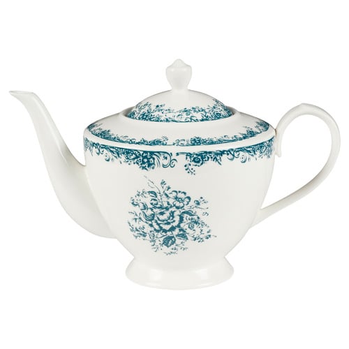 Rosetta 1L Porcelain Teapot