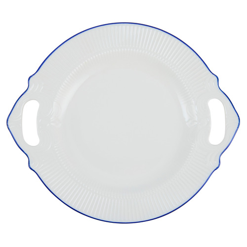 Cafe Blue Round Porcelain Platter