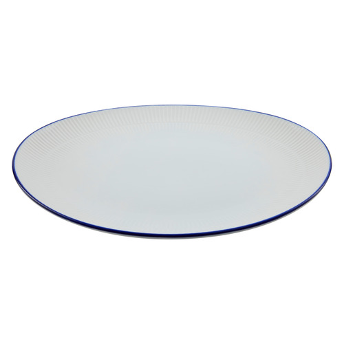Cafe Blue Oval Porcelain Platter