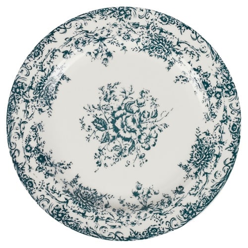 Rosetta Rim Porcelain Side Plates