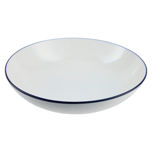 Cafe Blue Porcelain Coupe Serving Bowl