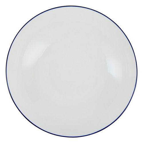 Cafe Blue Porcelain Coupe Serving Bowl
