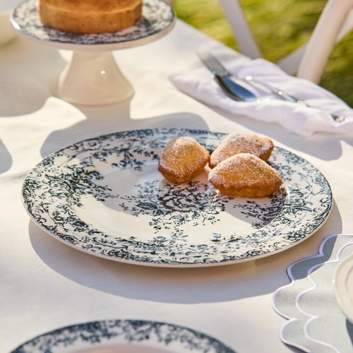 Rosetta Round Porcelain Platter