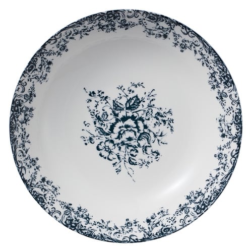 Rosetta Round Porcelain Serving Bowl