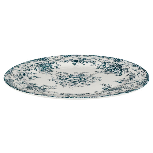 Rosetta Rim Dinner Plates