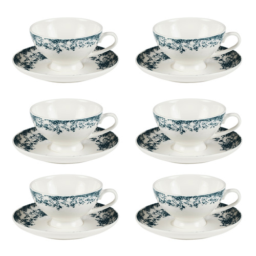 Rosetta 200ml Cups & Saucers