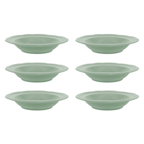 Florence Scalloped Rim Porcelain Bowls