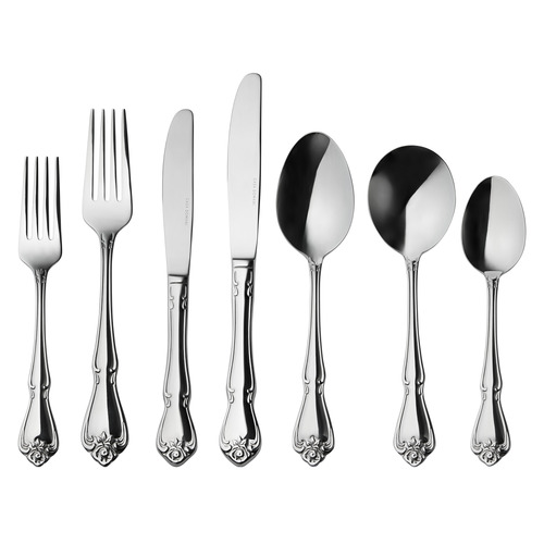 56 Piece Rosabella Stainless Steel Cutlery Set