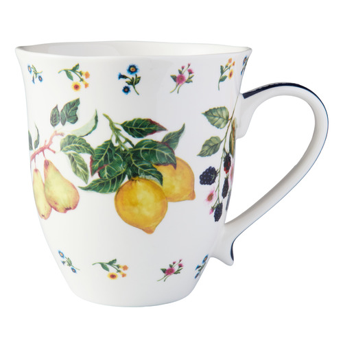 Frutta Scalloped 440ml Porcelain Coupe Mugs