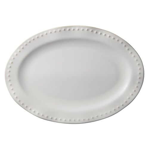 Punto Stoneware Oval Platter