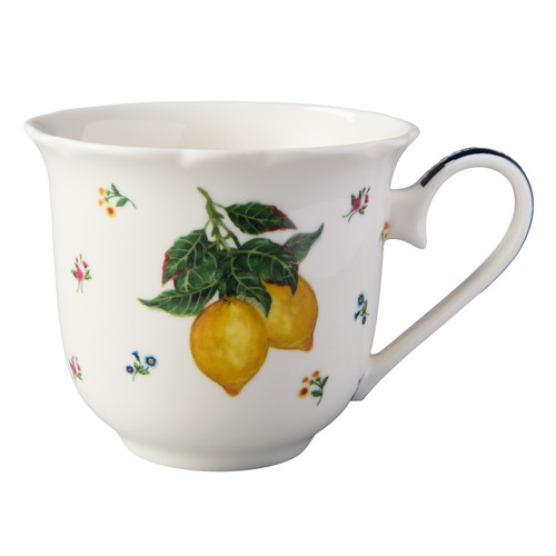 Frutta Scalloped 280ml Porcelain Cups & Saucers