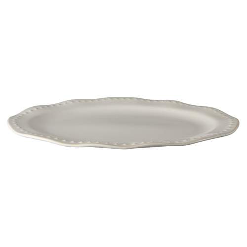 Punto Stoneware Oval Platter