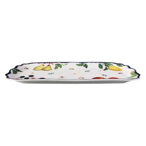 Frutta Scalloped Porcelain Platter