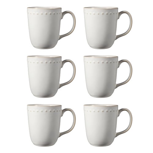 Punto 400ml Stoneware Coupe Mugs