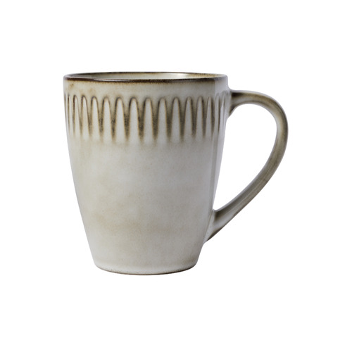 Leros 390ml Stoneware Coupe Mugs
