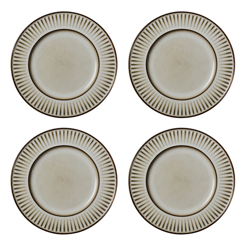 Leros 27cm Stoneware Dinner Plates