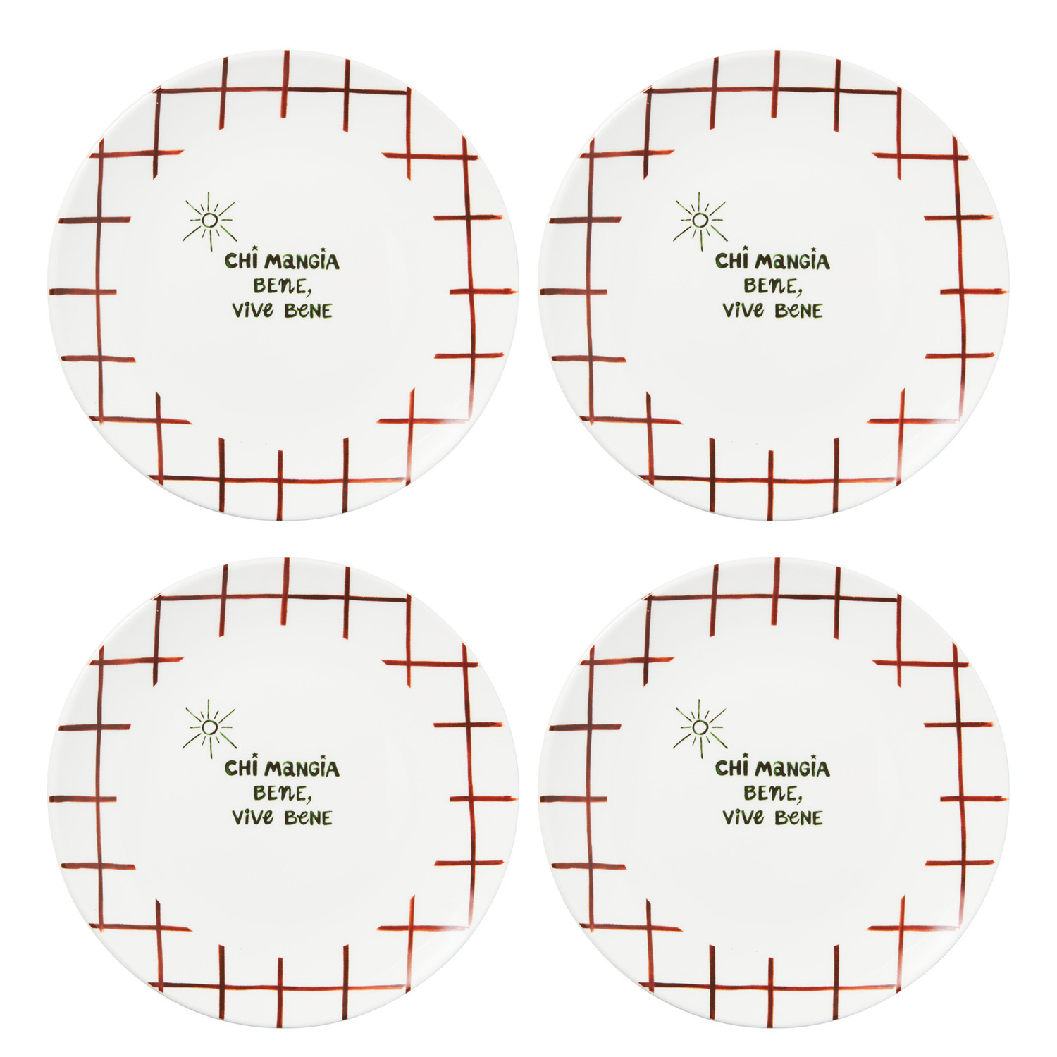 Mangia 19cm Porcelain Coupe Side Plates