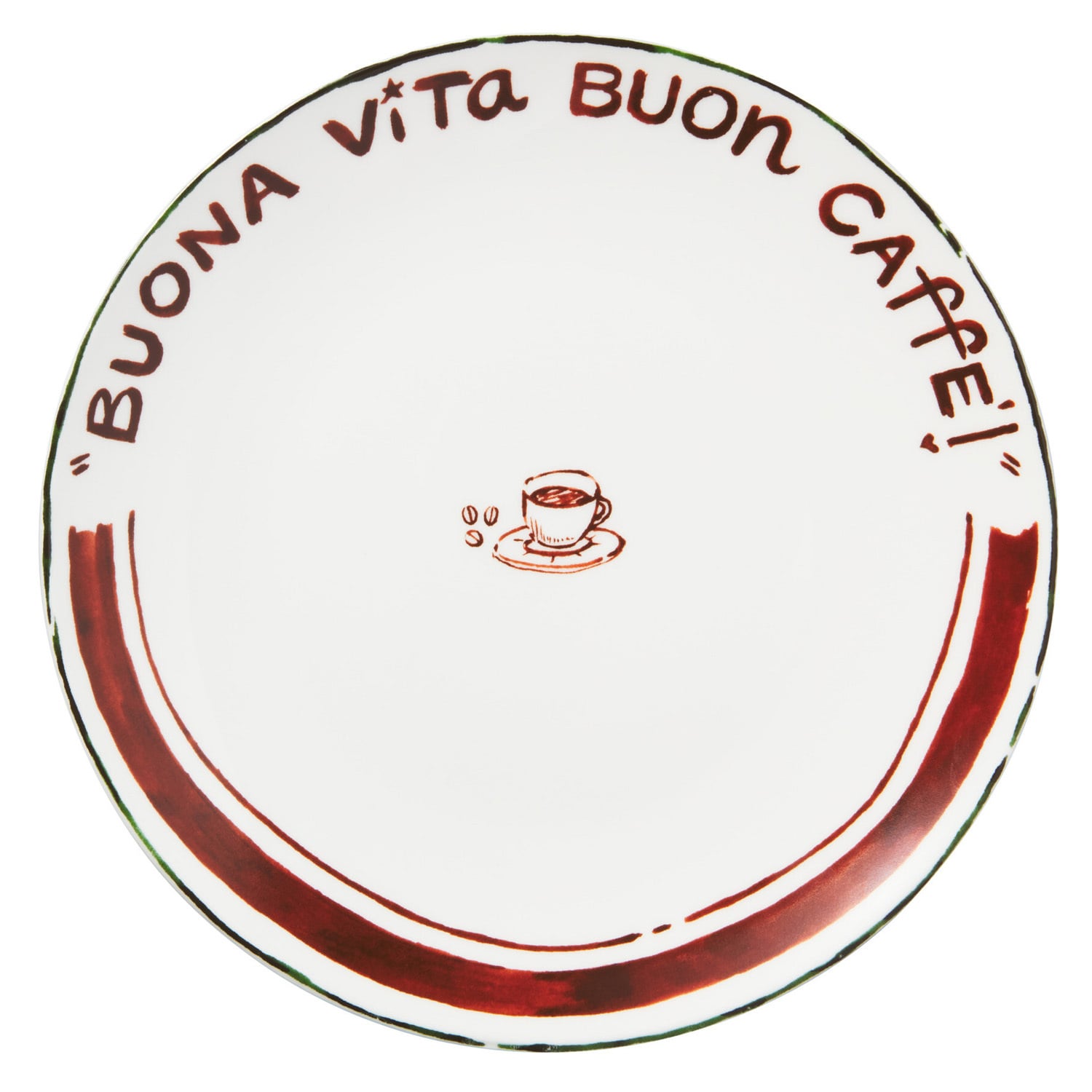 Caffe 19cm Porcelain Coupe Side Plates