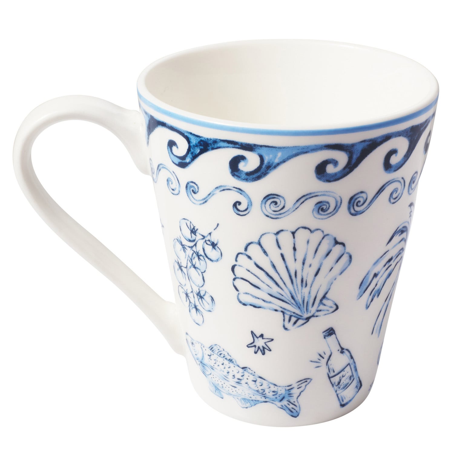 Sirena 300ml Porcelaine Mugs
