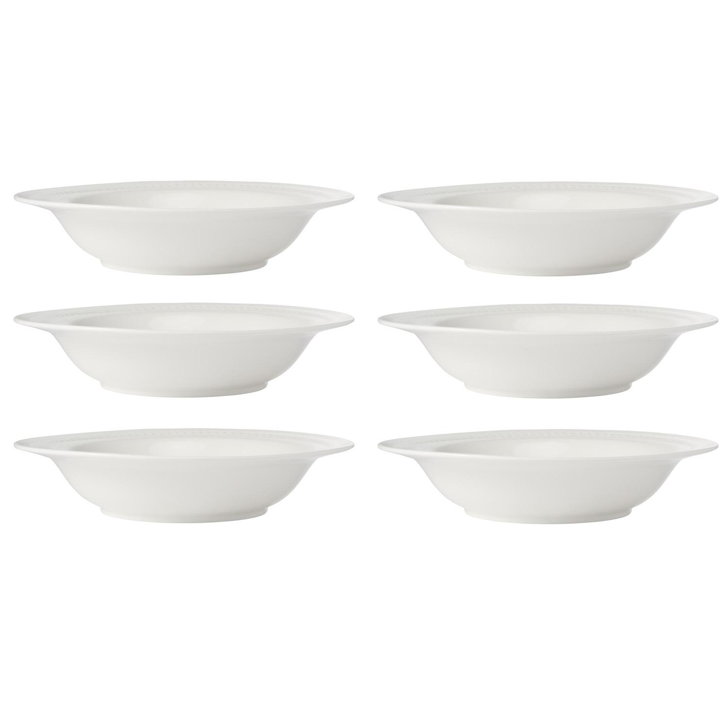 Cordone Porcelain Pasta Bowls