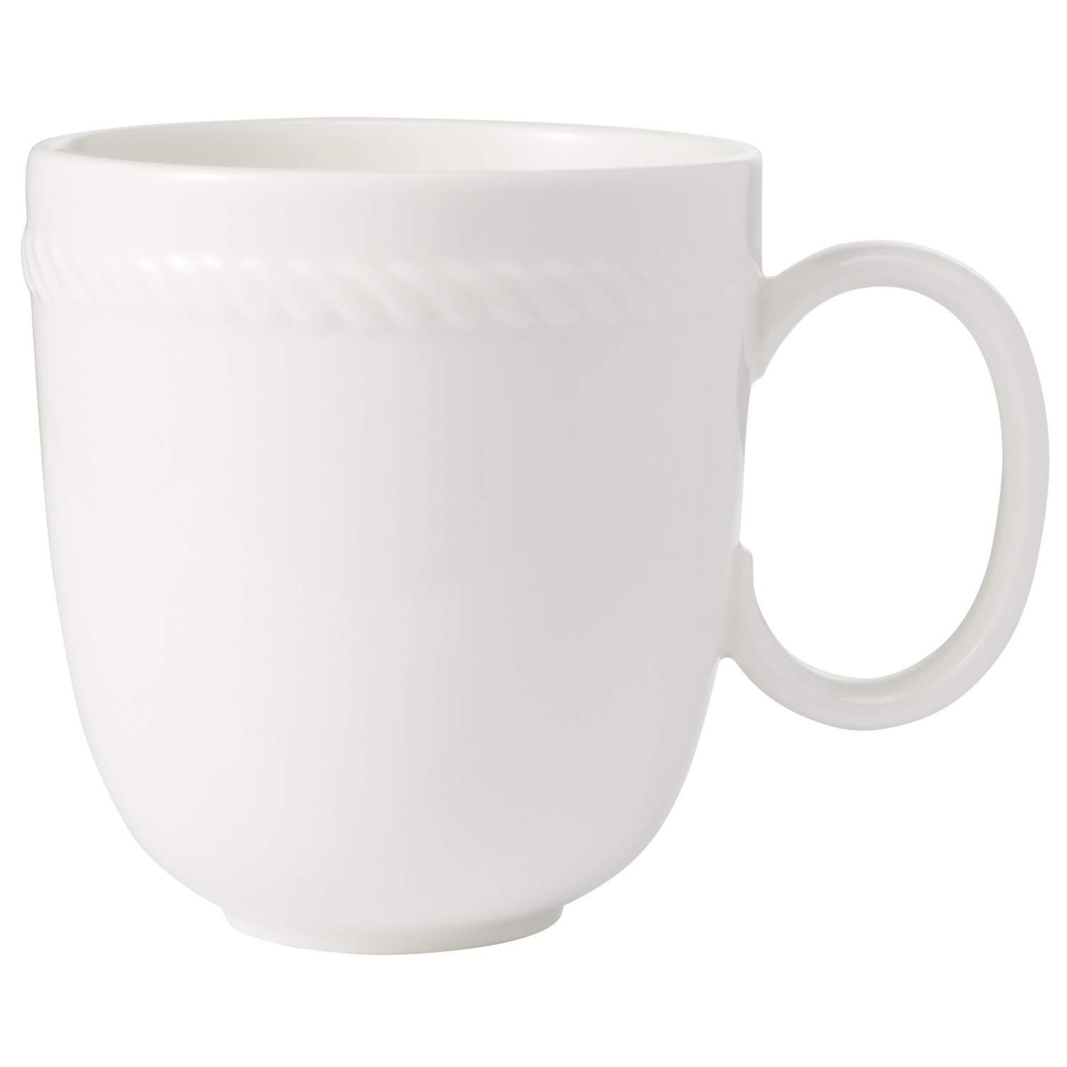 Cordone 370ml Porcelain Coupe Mugs