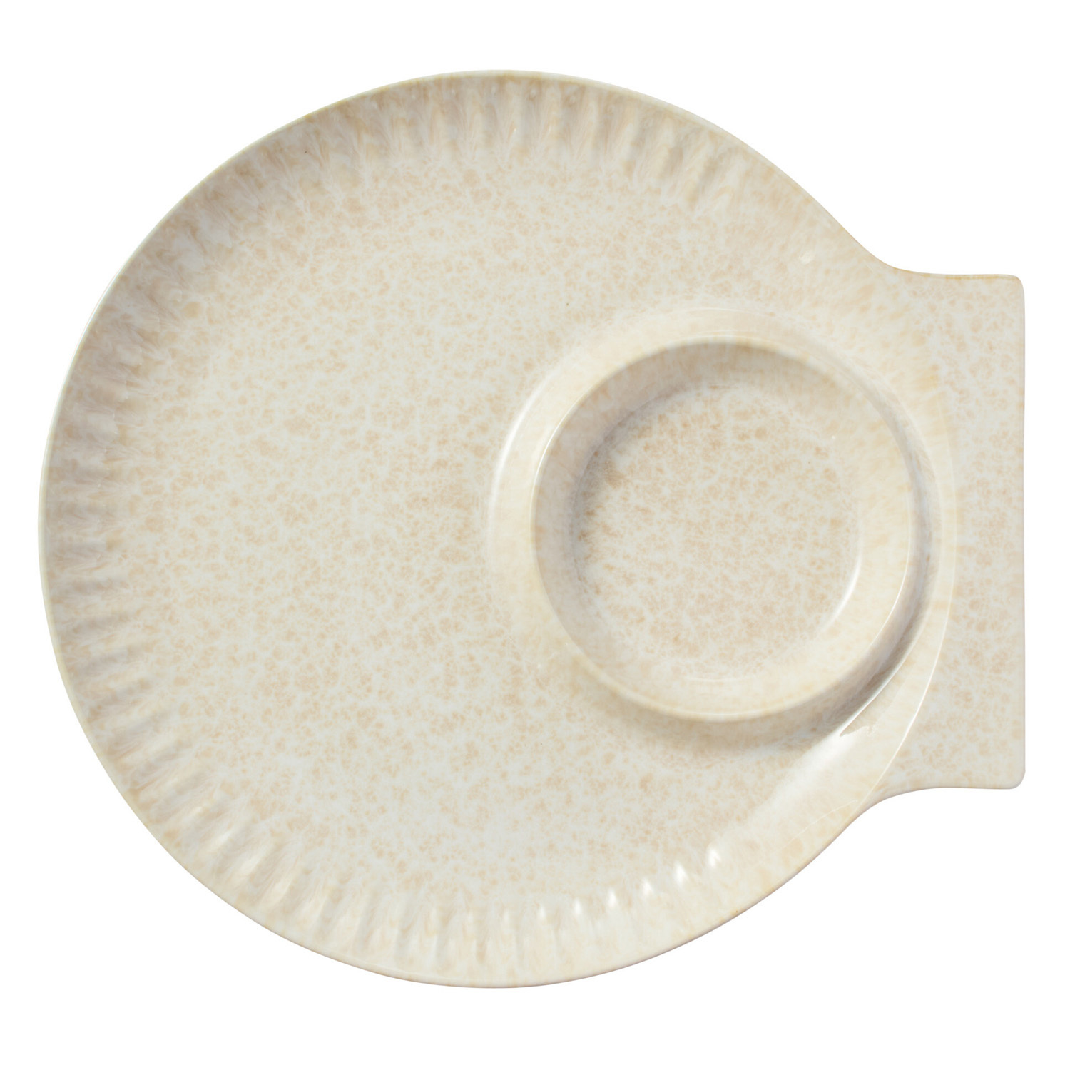 Il Mare Stoneware Chip & Dip Platter