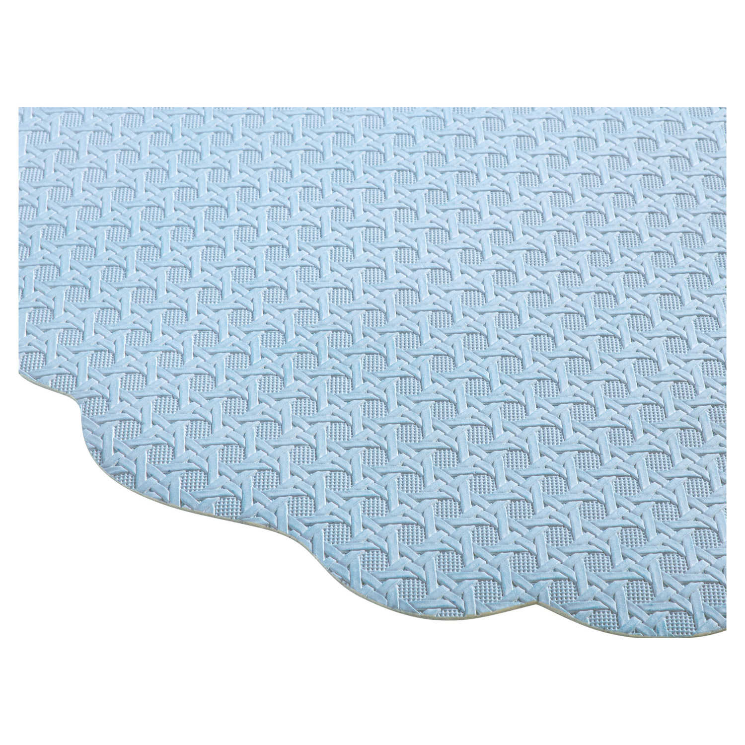 Blue Banda Leather-Look Placemats