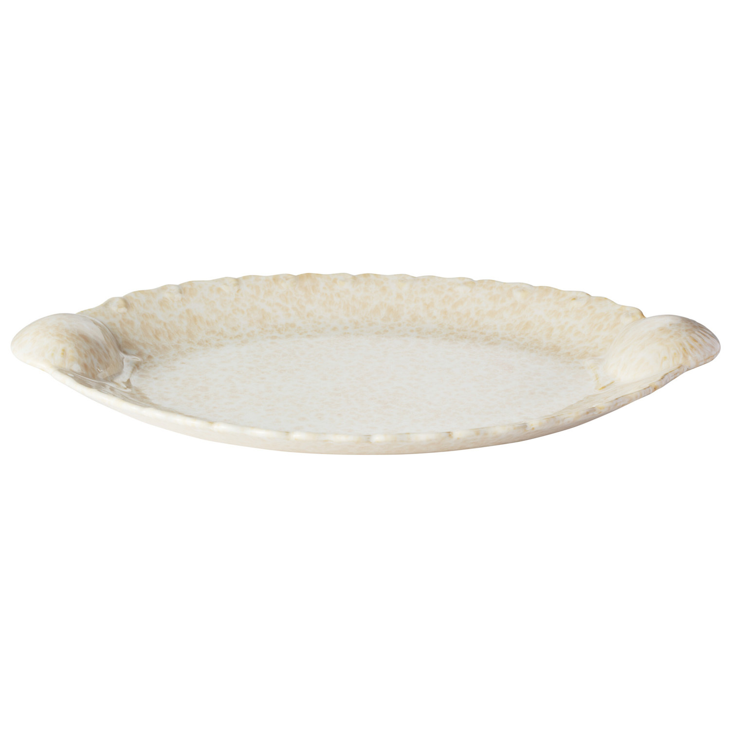 Il Mare Shell Oval Stoneware Platter