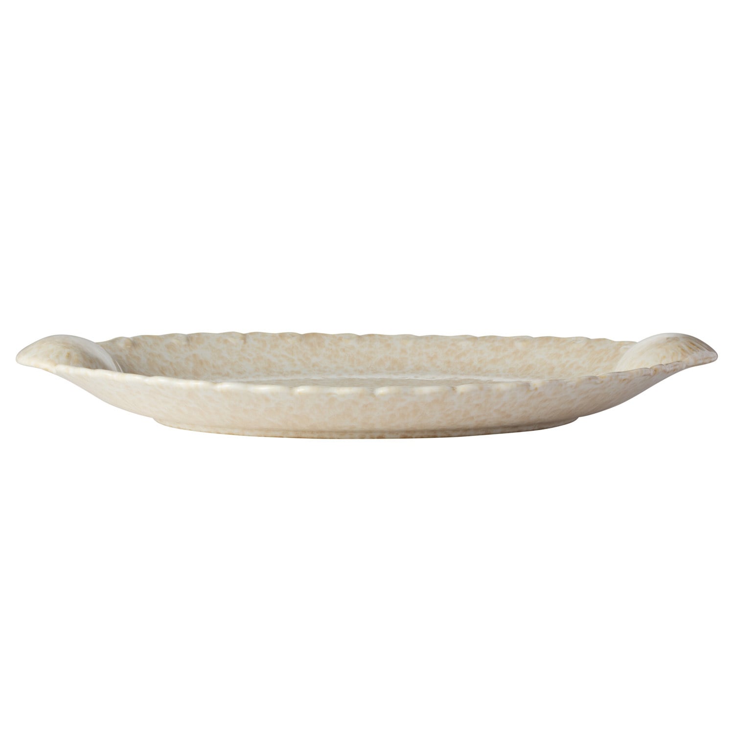 Il Mare Shell Oval Stoneware Platter