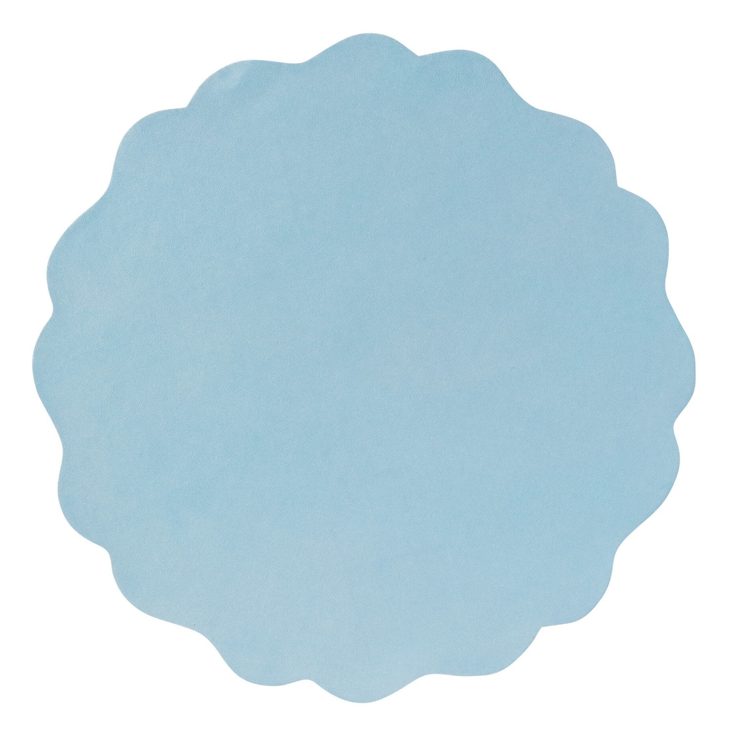 Blue Banda Leather-Look Placemats