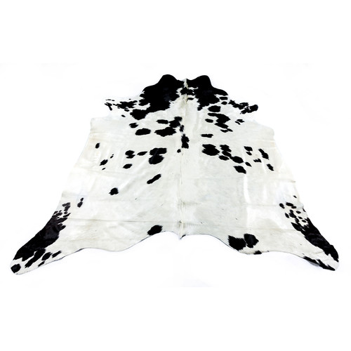 All Natural Hides and Sheepskins Friesian White Natural Cowhide Rug