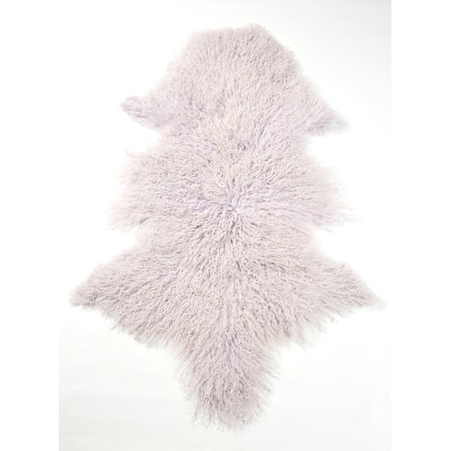 Lavender Mongolian Sheepskin Rug