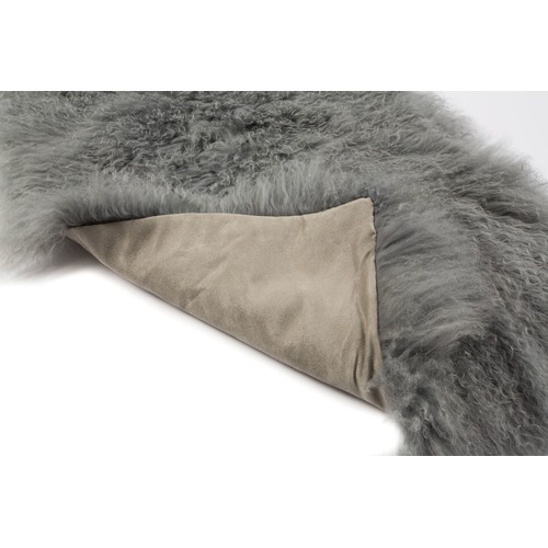 Serenity Mongolian Sheepskin Throw
