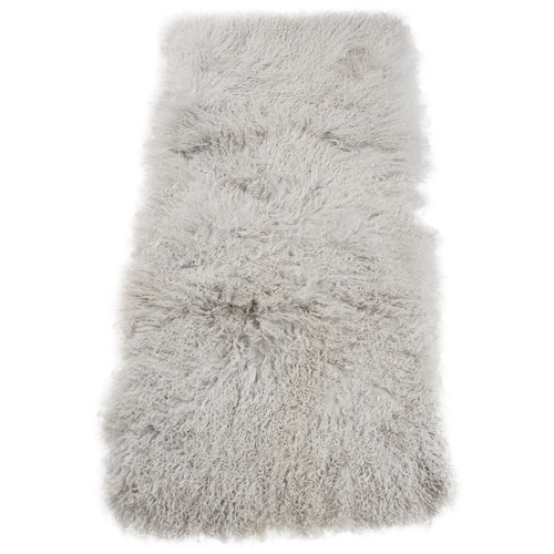Bilay Mongolian Sheepskin Throw