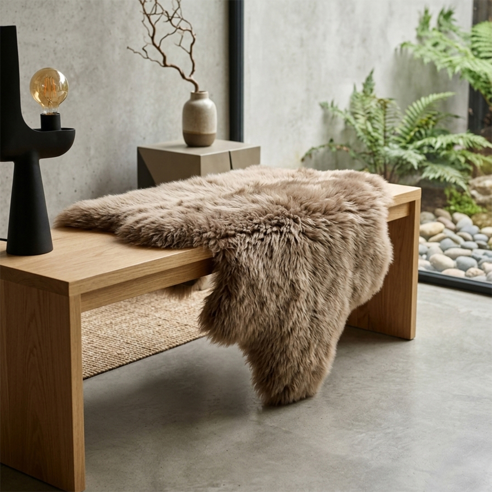 Yarra Long Wool Sheep Rug