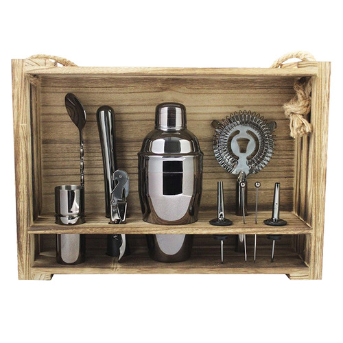11 Piece Cocktail with Hanging Stand Set
